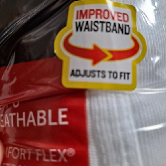 Hanes Men's White Tagless Briefs - 9 Pack - Picture 2 of 4